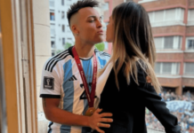 La romántica propuesta de casamiento de Lautaro Martínez a Agustina Gandolfo