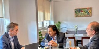 Sáenz y Katopodis avanzaron con las obras de alteo en El Limón y pavimentación de la RN86
