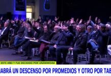 AFA eliminó un descenso de la Liga Profesional