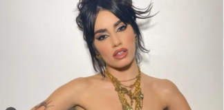 Lali quedó deslumbrada en pleno show con uno de los agentes de seguridad