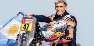 Kevin Benavides sufrió un duro accidente