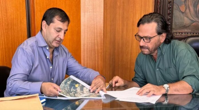 El gobernador Sáenz se reunió con el Intendente de Rosario de la Frontera