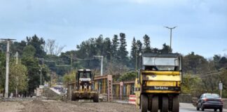 Avanza la construcción de los nuevos puentes en Vaqueros y su circunvalación