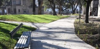 Las obras de la plaza de la ex Palúdica presentan un 90 % de avance