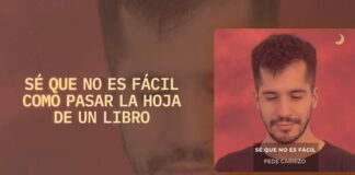 Fede Carrizo presenta “Sé que no es fácil”