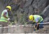 Monumento a Güemes: realizan obras en la zona de las escalinatas