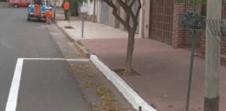 Pintan dársenas exclusivas para personas con discapacidad