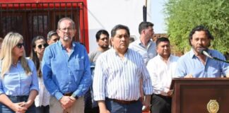 Sáenz inauguró la sección Investigación Narcocriminal en Apolinario Saravia