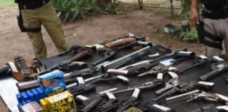 Secuestraron granadas, explosivos y armas de fuego en una finca de Chicoana