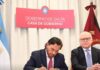 Sáenz firmó un acuerdo con el Hospital Italiano para fortalecer la alta complejidad