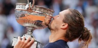 Zverev conquistó Roland Garros