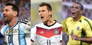 Quiénes son los máximos goleadores de la historia de los mundiales