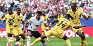Inglaterra y Ghana empataron y complican la clasificación de Croacia