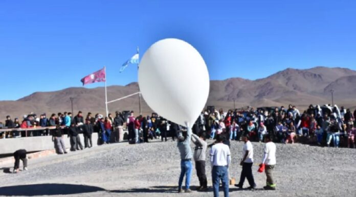 Alumnos salteños lanzaron un globo estratosférico con alto valor científico