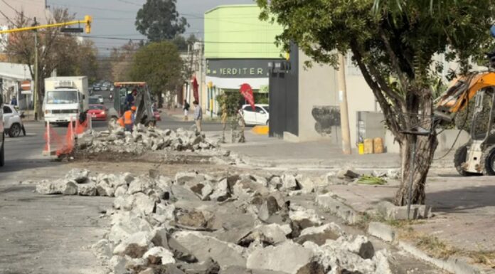 Comenzó la reconstrucción de la calzada en Junín al 700