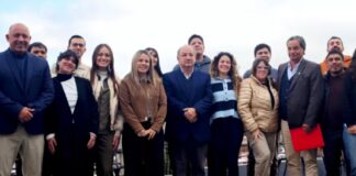 Lupión compartió una jornada de trabajo con jóvenes salteños