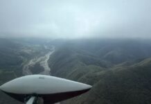 Sobrevuelo de monitoreo en zonas de los incendios
