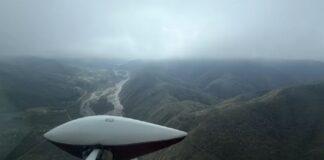 Sobrevuelo de monitoreo en zonas de los incendios