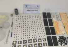 Detuvieron a una mujer y secuestraron más de 300 dosis de droga en Capital