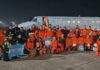 Un segundo grupo de brigadistas argentinos partió a Venezuela