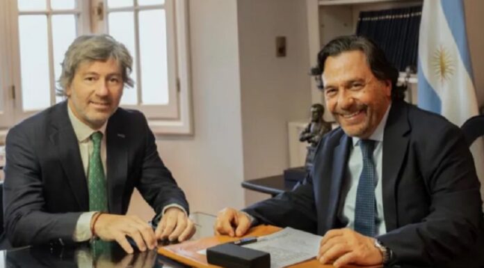 Sáenz y el ministro Mahiques firmaron convenios para fortalecer la justicia