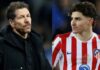Simeone habló del futuro de Julián Álvarez