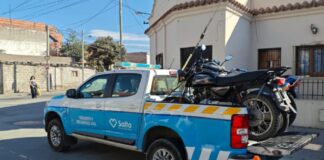 Se secuestraron 19 motos por falta de casco