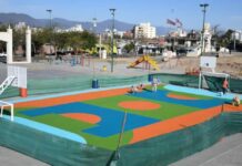 La plaza España ya empieza a lucir un entorno renovado