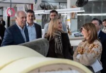 Karina Milei se sumó a las recorridas en CABA