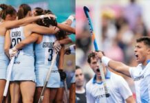 Las Leonas y Los Leones se quedaron con el oro