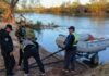 Infraccionan a pescadores ilegales en el río Juramento