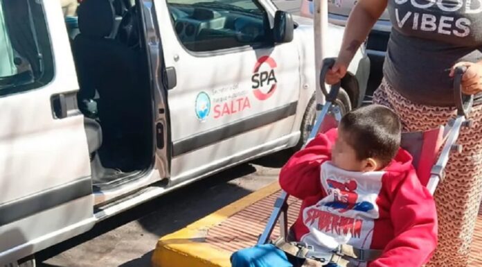 En Salta iniciaron los traslados accesibles con asistencia integral